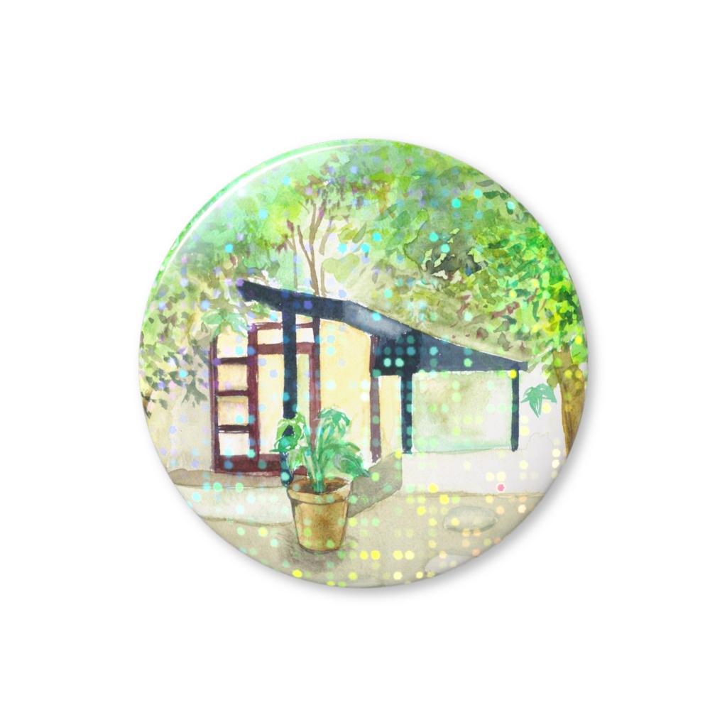 缶バッジ喫茶店コンプセット(4種)