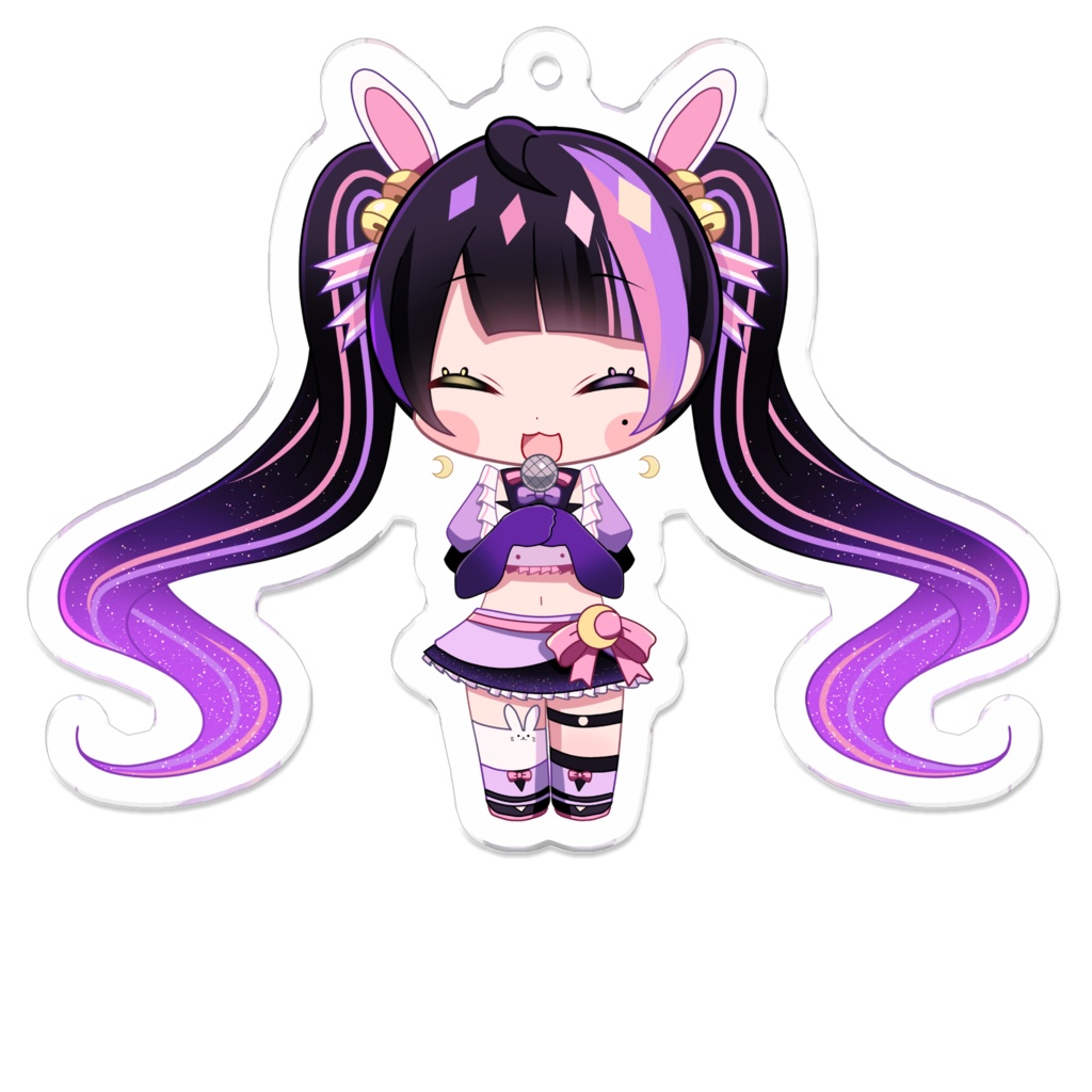 みかづきれぃ SD(正面差分) アクリルキーホルダー
