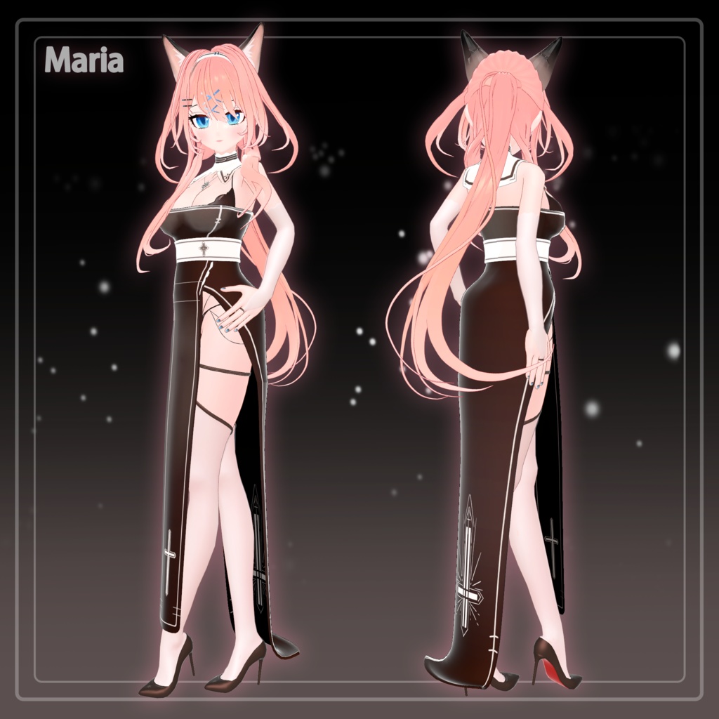 オリジナル3Dモデル「マリア」