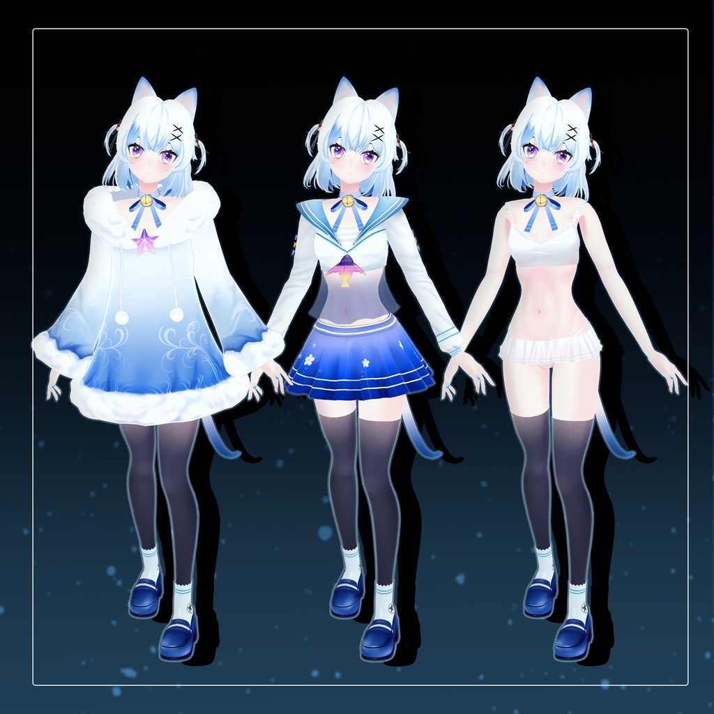 オリジナル3Dモデル「小雪」(マルチスーツ)