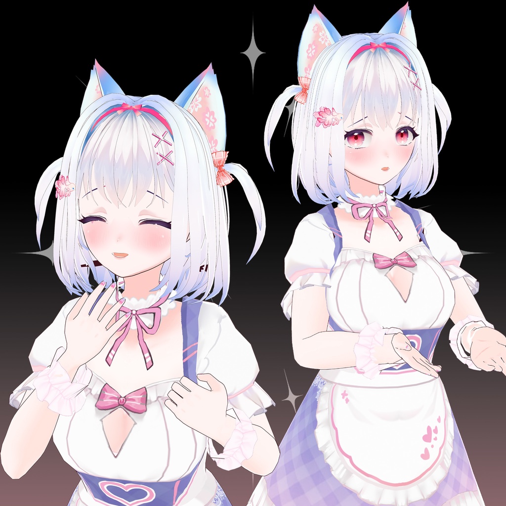 [vrm/vrc]オリジナル3Dモデル 「小雪-桜祭りです」 - Live3Dモデルスタジオ - 2/6