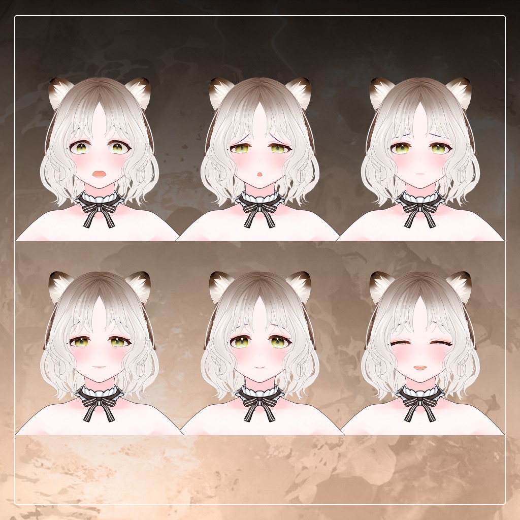 [vrm/vroid/vrc]オリジナル3Dモデル 「奈々子」 - Live3Dモデルスタジオ - 5/5
