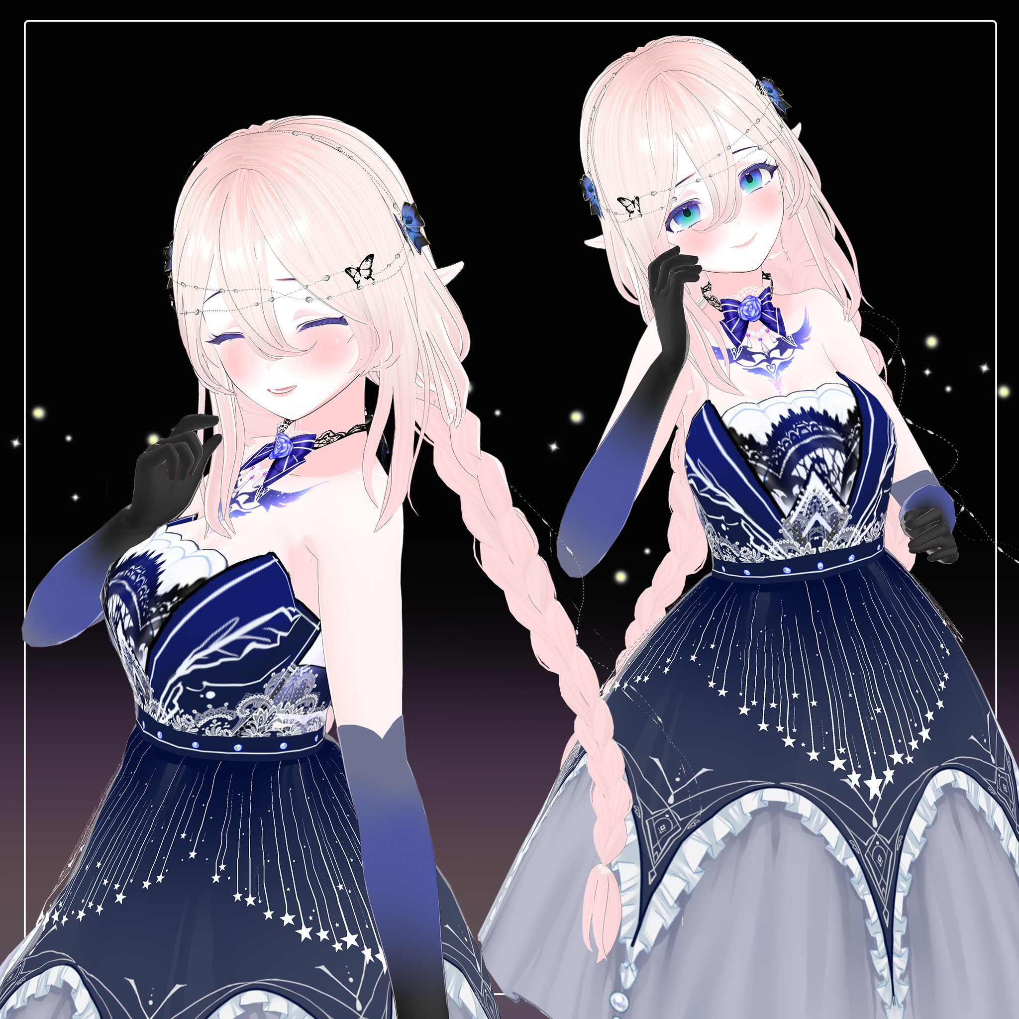 [vrm/vroid/vrc]オリジナル3Dモデル 「アティスです」 - モデルスタジオ - BOOTH