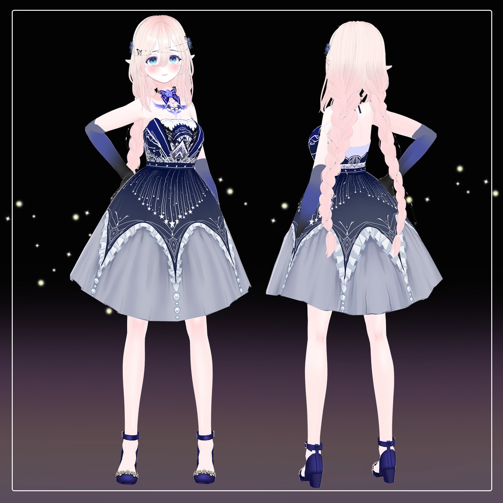 [vrm/vroid/vrc]オリジナル3Dモデル 「アティスです」 - Live3Dモデルスタジオ - 2/5