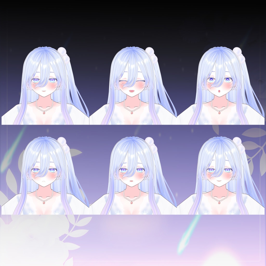 [vrm/vrc/vroid]オリジナル3Dモデル 「涼子」 - Live3Dモデルスタジオ - 6/6