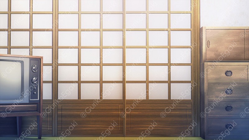 「昭和の居間」背景セット