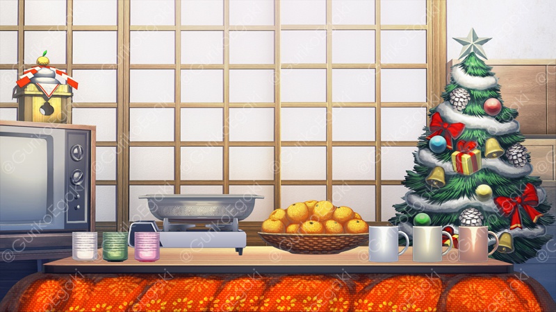 「昭和の居間」背景セット