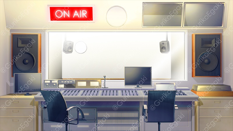 「レコーディング・スタジオ」背景セット