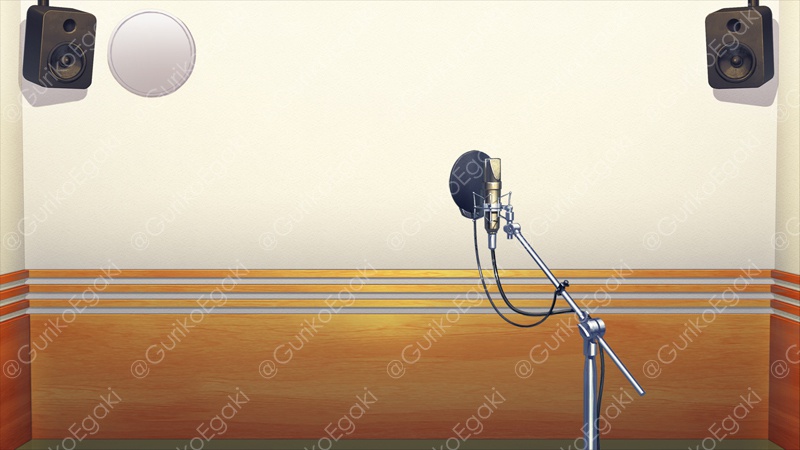 「レコーディング・スタジオ」背景セット