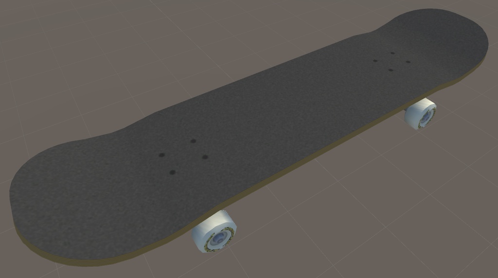 【UNITY】アバター用アクセサリー「カスタマイズ・スケートボード」【VRCHAT】