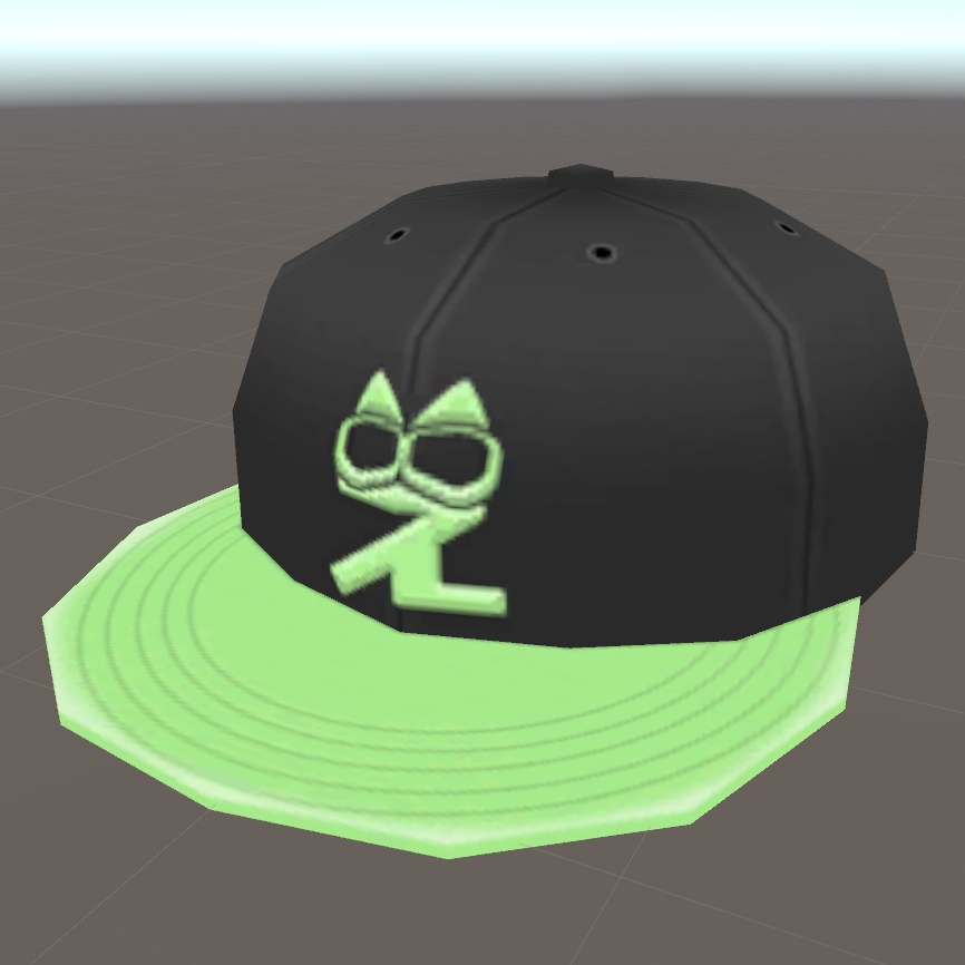 【UNITY】アバター用アクセサリー「カスタマイズ・キャップ」【VRCHAT】