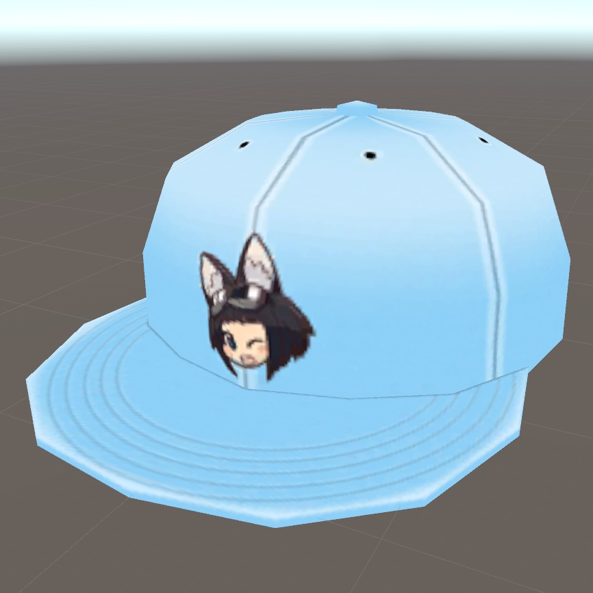 【UNITY】アバター用アクセサリー「カスタマイズ・キャップ」【VRCHAT】