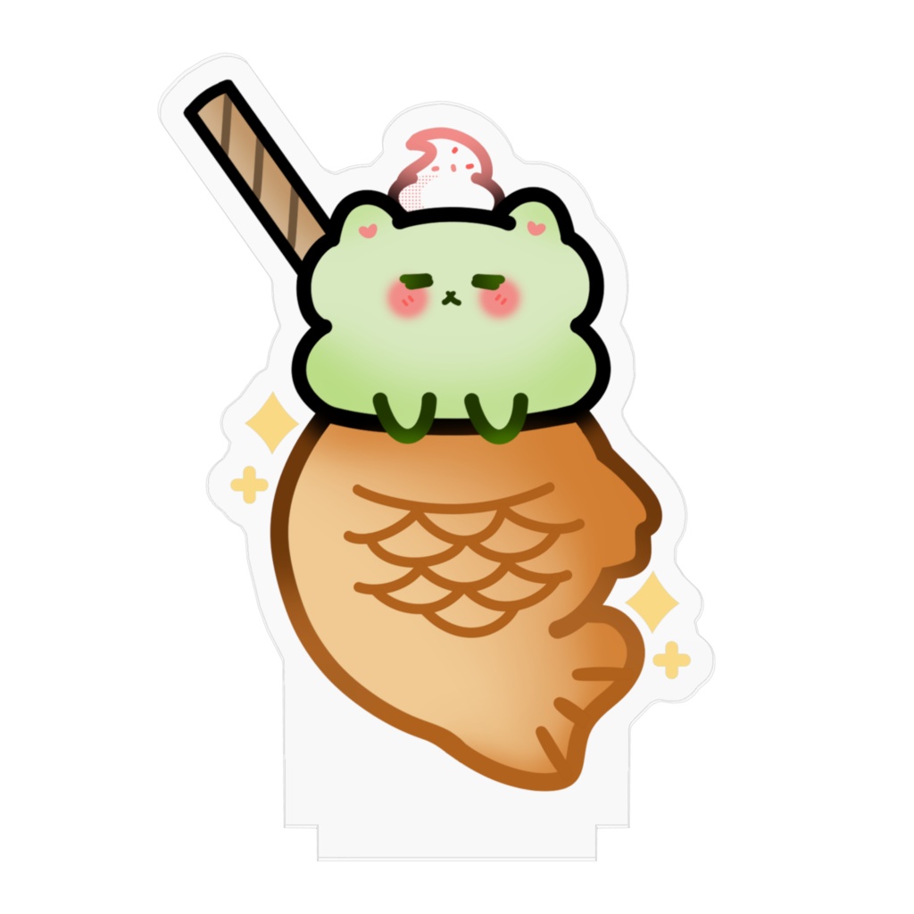 Matcha Taiyaki Acrylic Stand