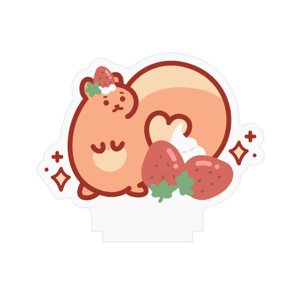 Squirrel N Cream Acrylic Stand