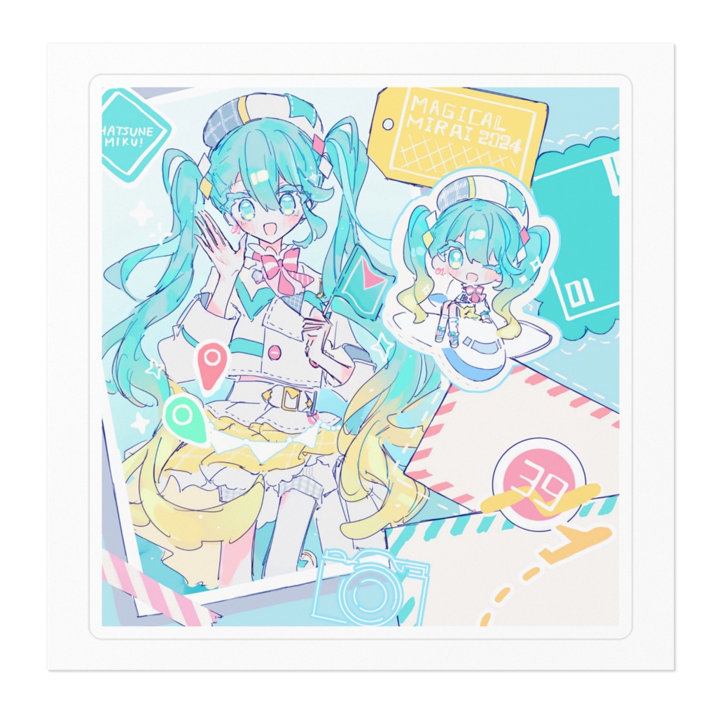 マジミラ2024ちゃん ステッカー