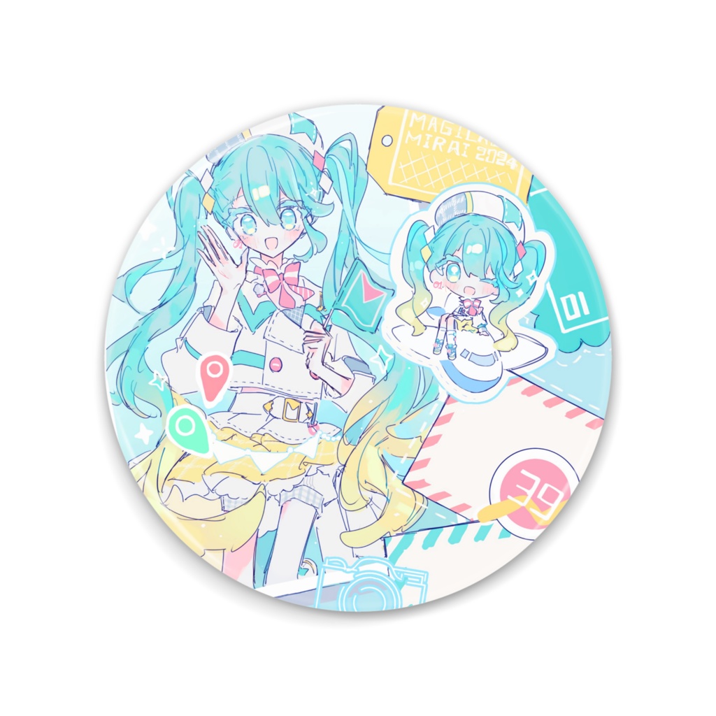 マジミラ2024ちゃん 缶ミラー