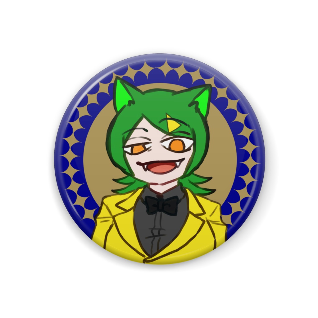 在りし日の悪魔の姿バッジ