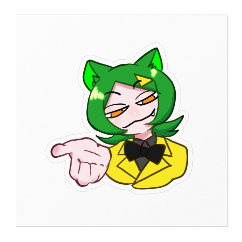 双頭の悪魔ステッカー