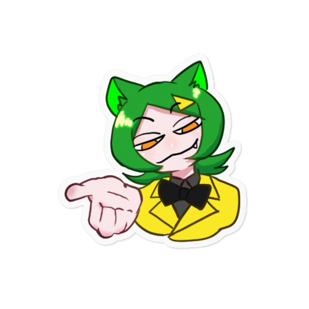 双頭の悪魔ステッカー