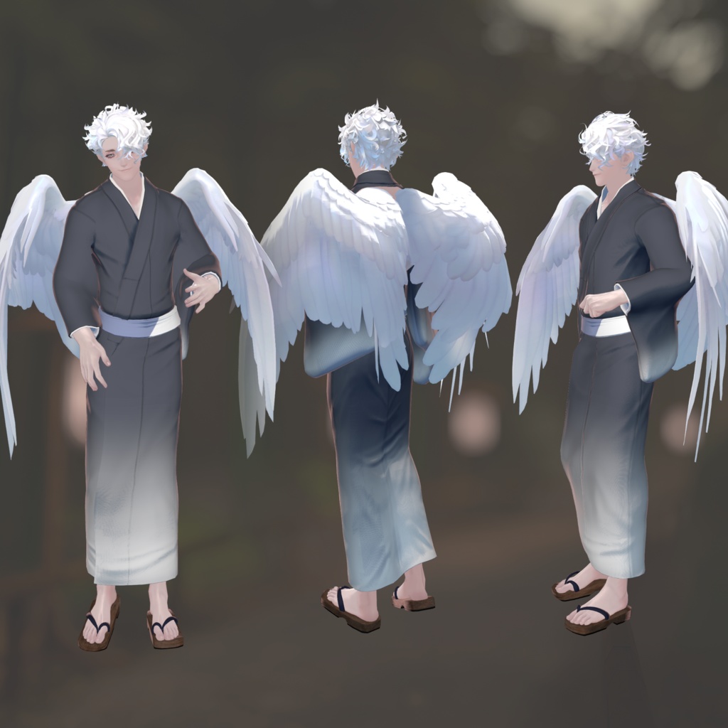 浴衣【悪魔リーマン/天使リーマン対応】