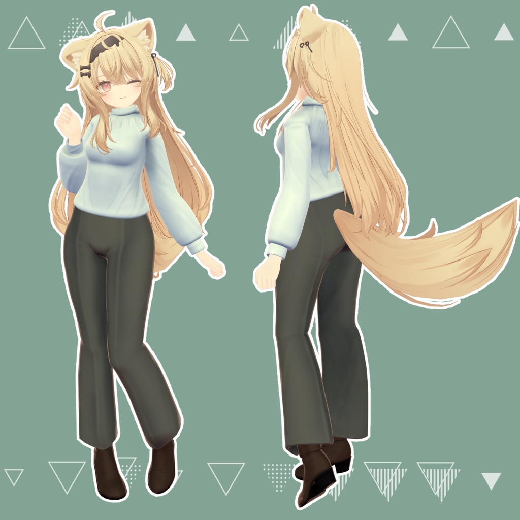 ロングスリーブセット【VRChat想定】