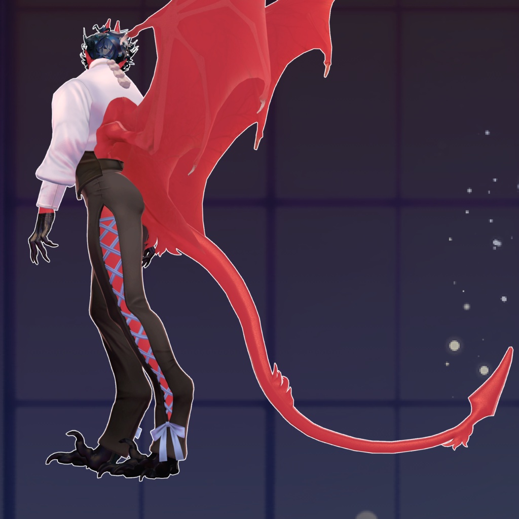 【VRC衣装】Trick Skeleton【悪魔リーマン専用】