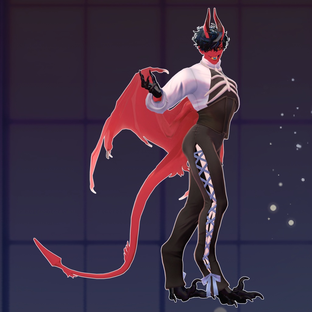 【VRC衣装】Trick Skeleton【悪魔リーマン専用】