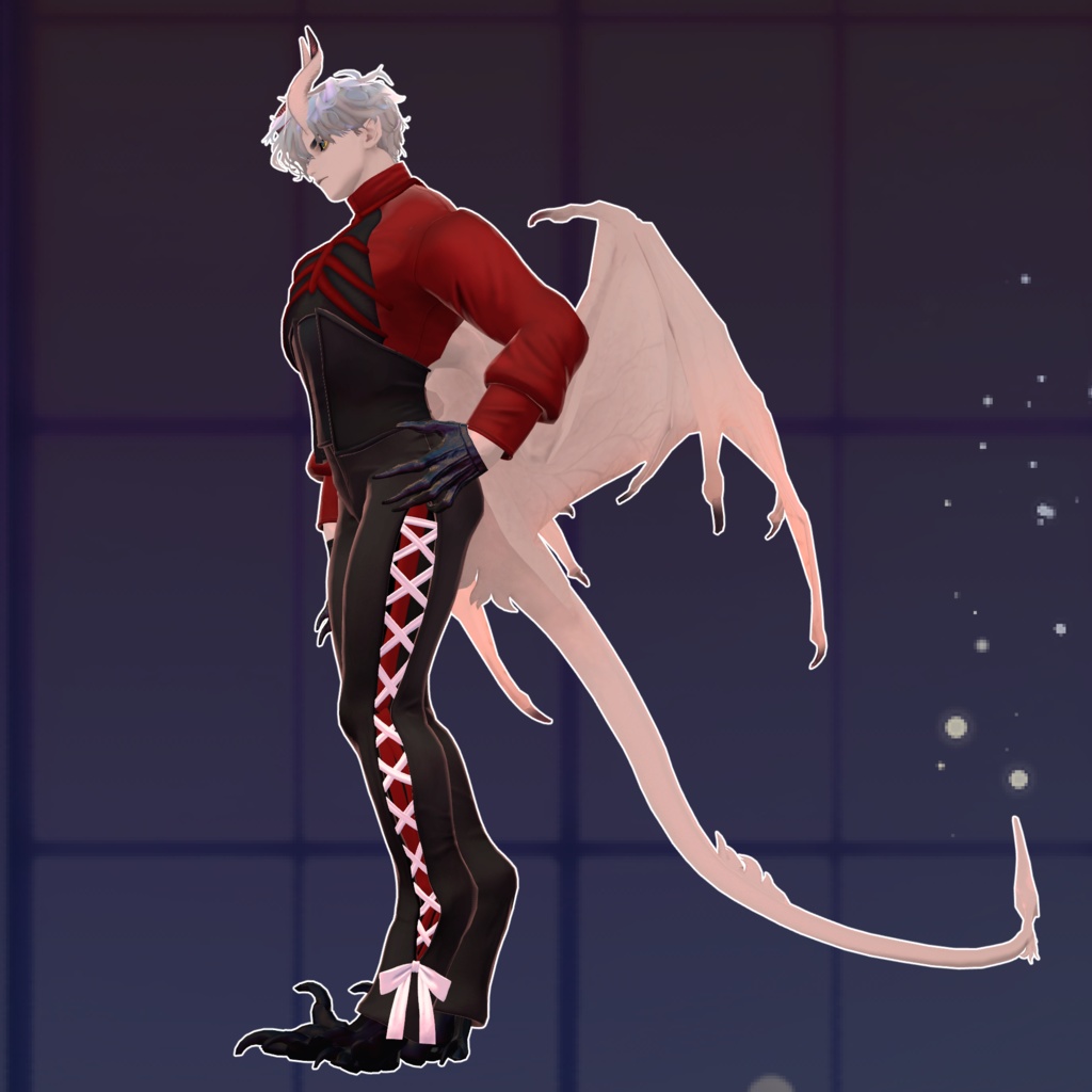 【VRC衣装】Trick Skeleton【悪魔リーマン専用】