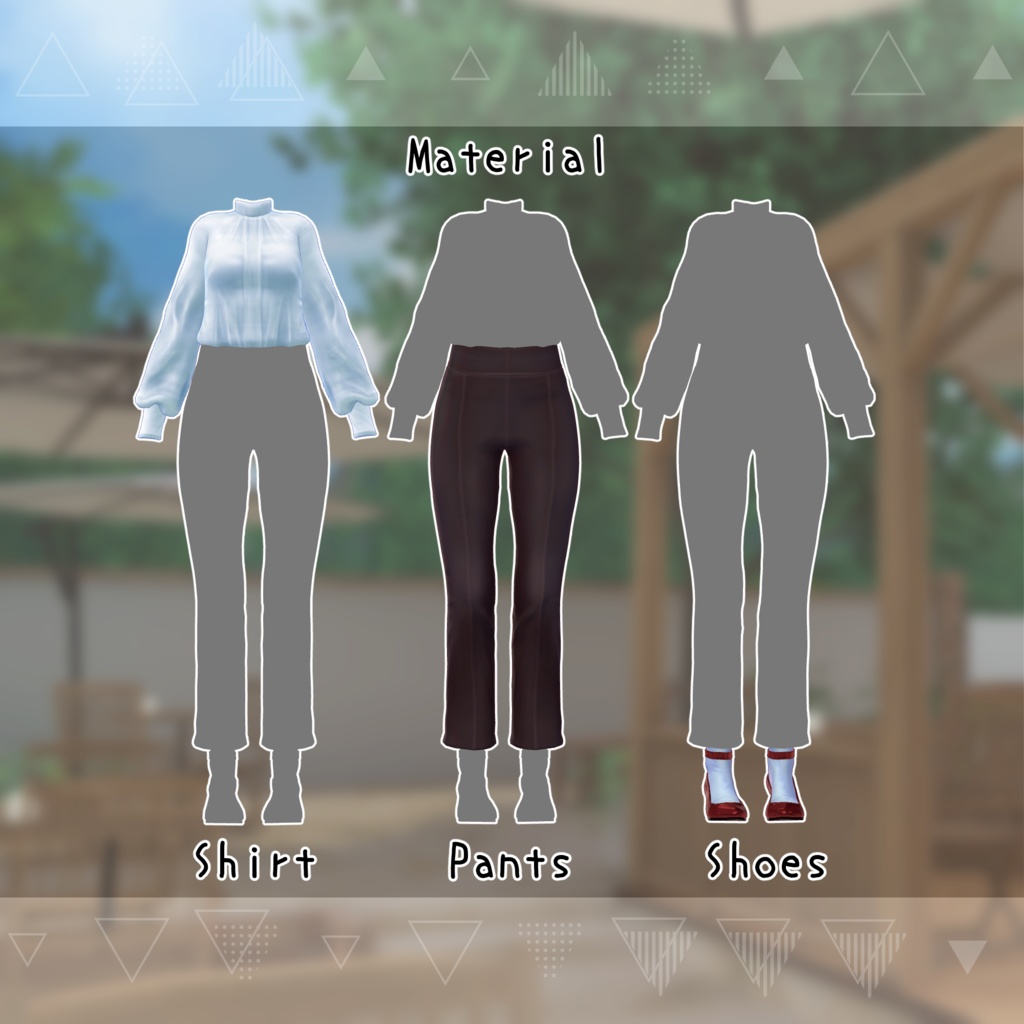 ロングスリーブセットVol.2【VRChat想定】