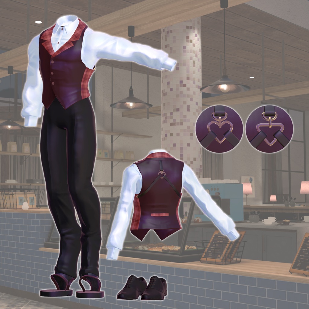 【VRC衣装】Waiter Style【悪魔リーマン対応】