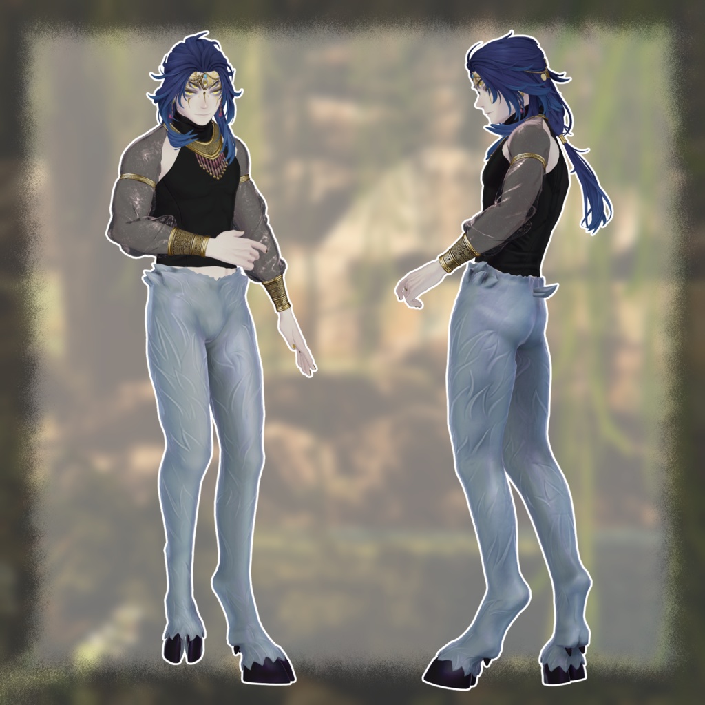 LegAsset_Goat / ヤギ脚アセット【VRChat想定】