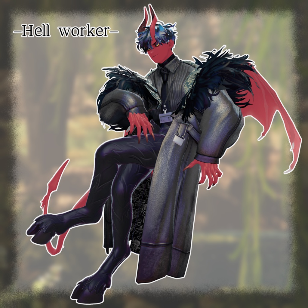 LegAsset_Goat / ヤギ脚アセット【VRChat想定】