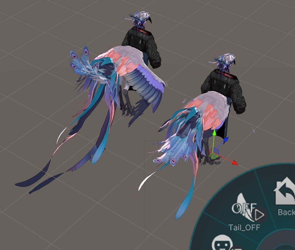 【妙楽鳥専用】しっぽON/OFFメニュー【無料】