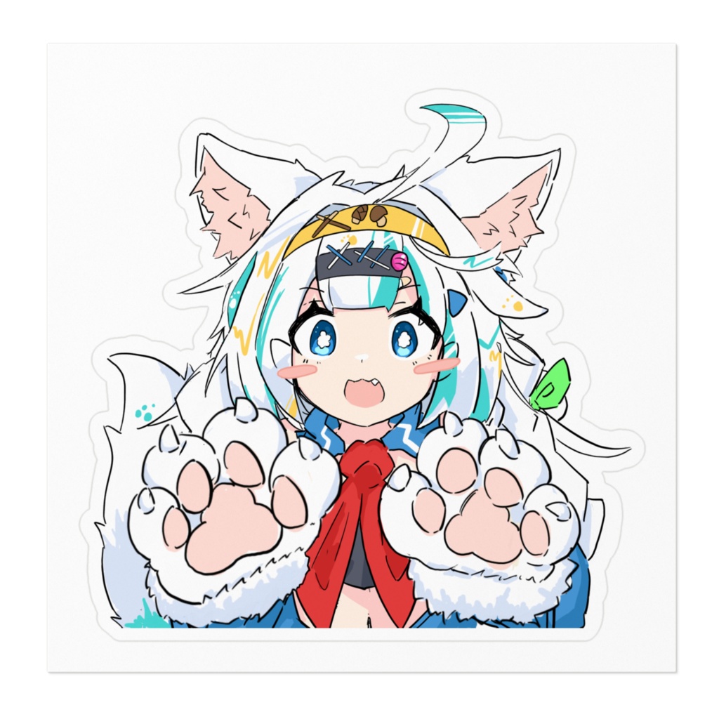 さくら🌸ステッカー けもみみ