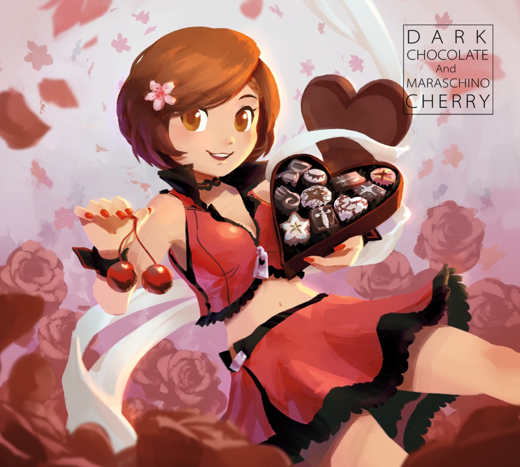 Dark Chocolate and Maraschino Cherry【DL】