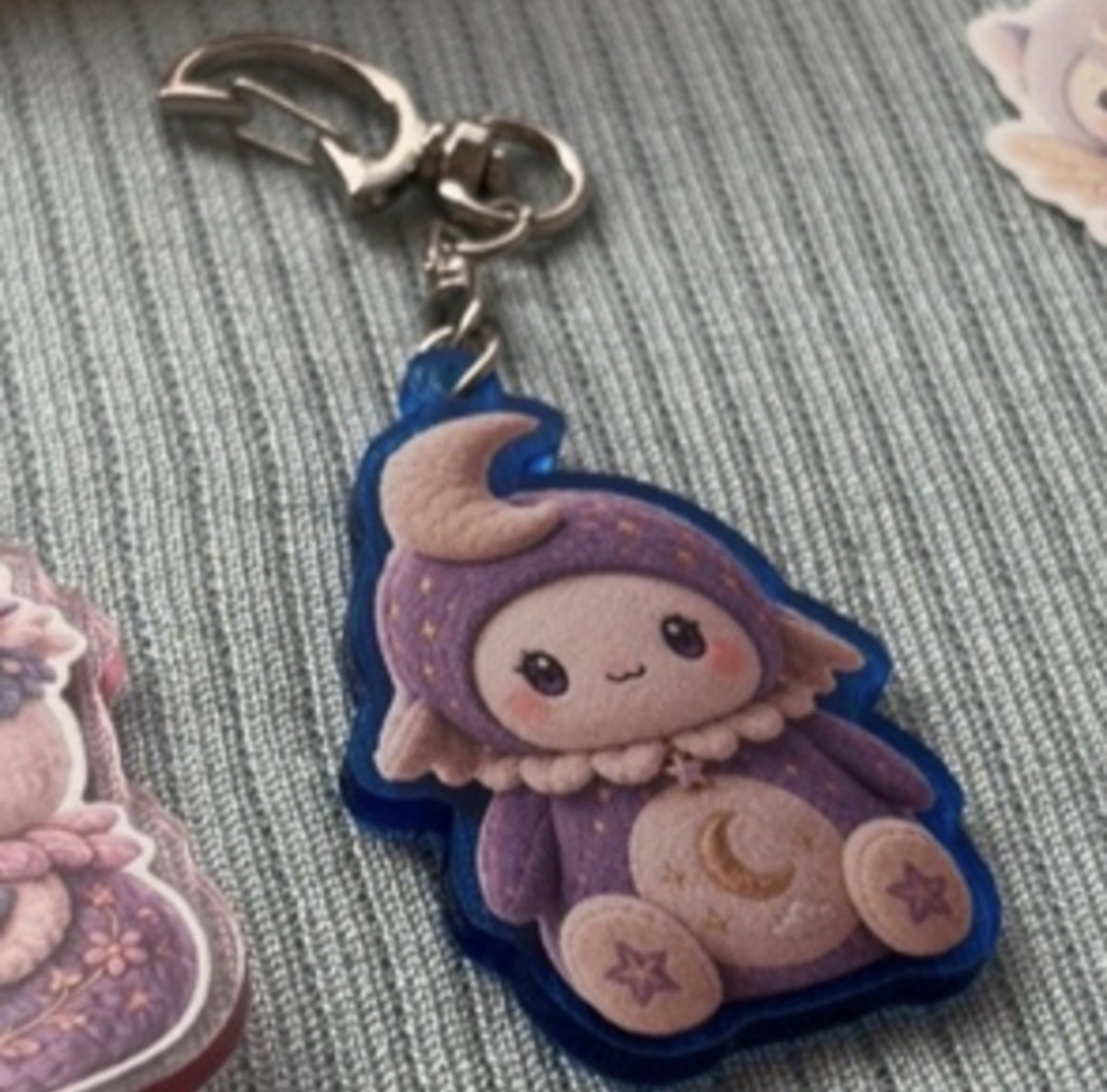 月花キラリ 月のしずく アクリルキーホルダー オリジナルグッズ