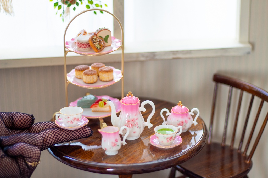 ドールサイズティーセット【サクラ】