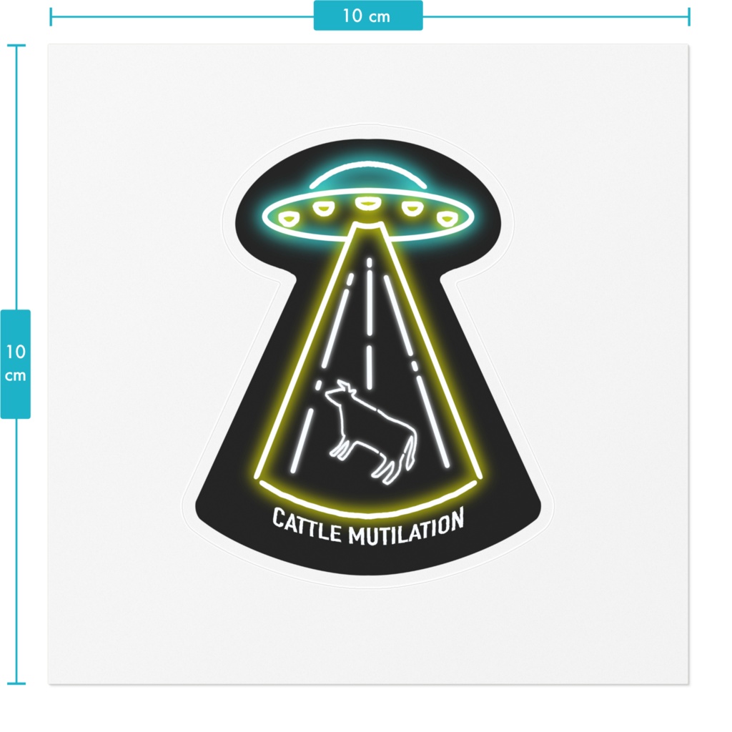 UFO クリアステッカー