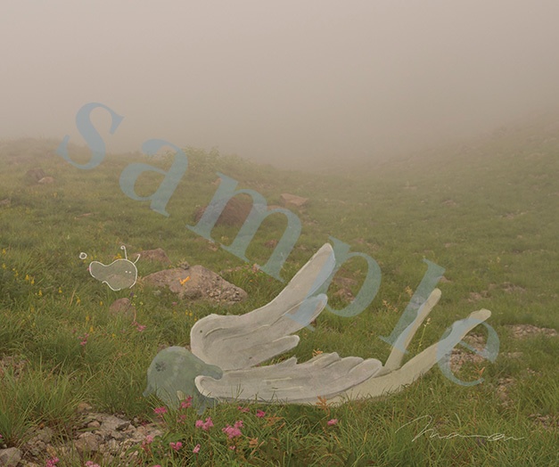 キャンバスアート『落ちた天使』F8