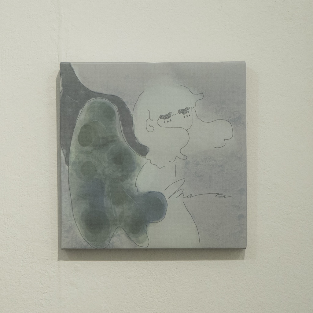 キャンバスアート『緑の天使』SSM