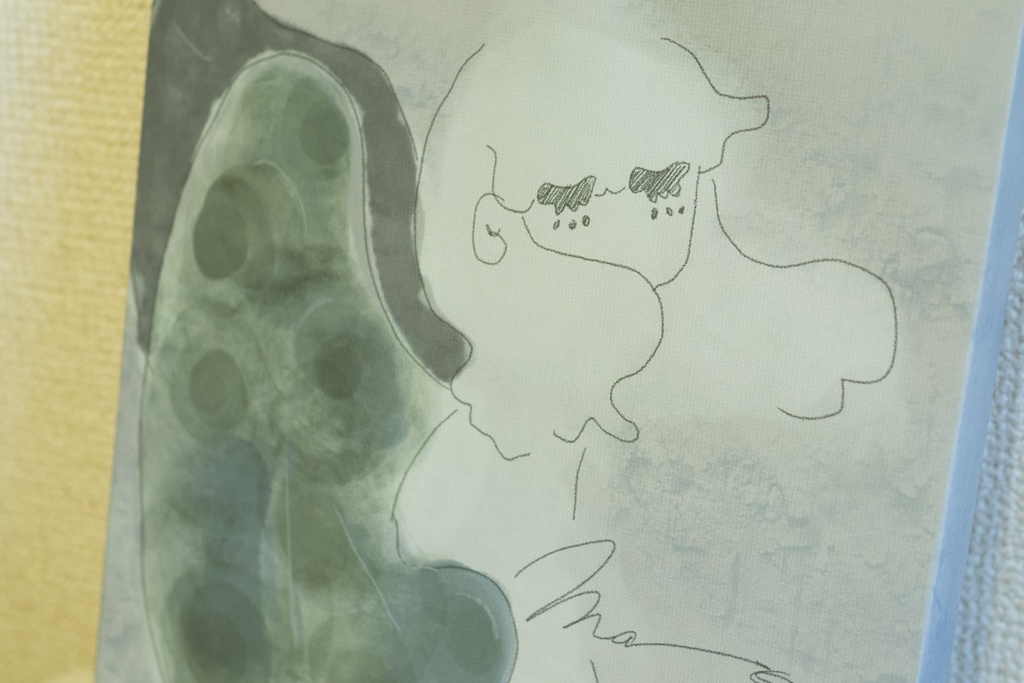 キャンバスアート『緑の天使』SSM