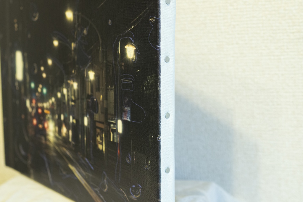 キャンバスアート『住む者』F4