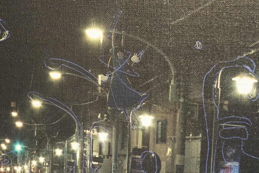 キャンバスアート『住む者』F4