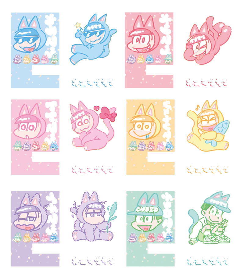 ねこまつさんアクキー(スマホスタンド)