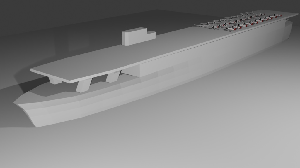 二六式航空母艦（モデリングのみ）