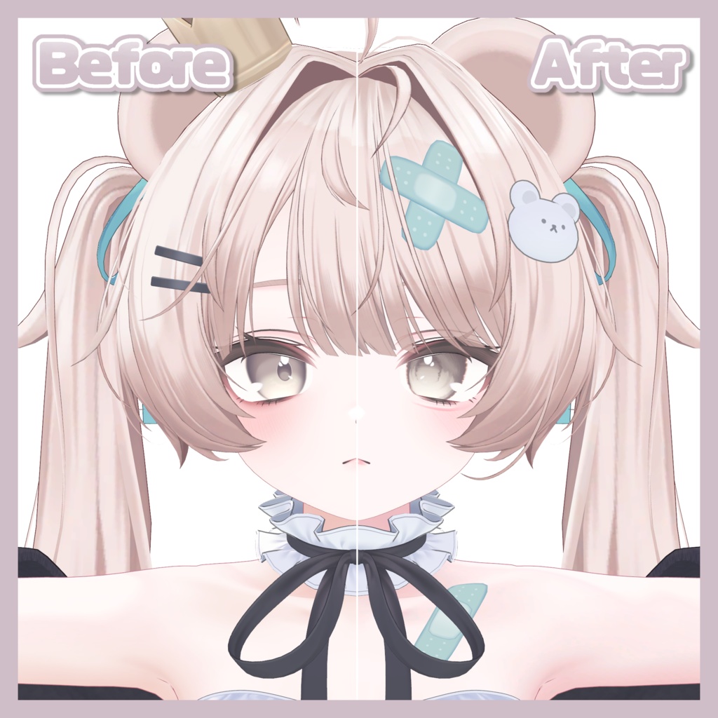 【ミルフィ対応】KAWAII EYE TEXTURE & MAKE UP