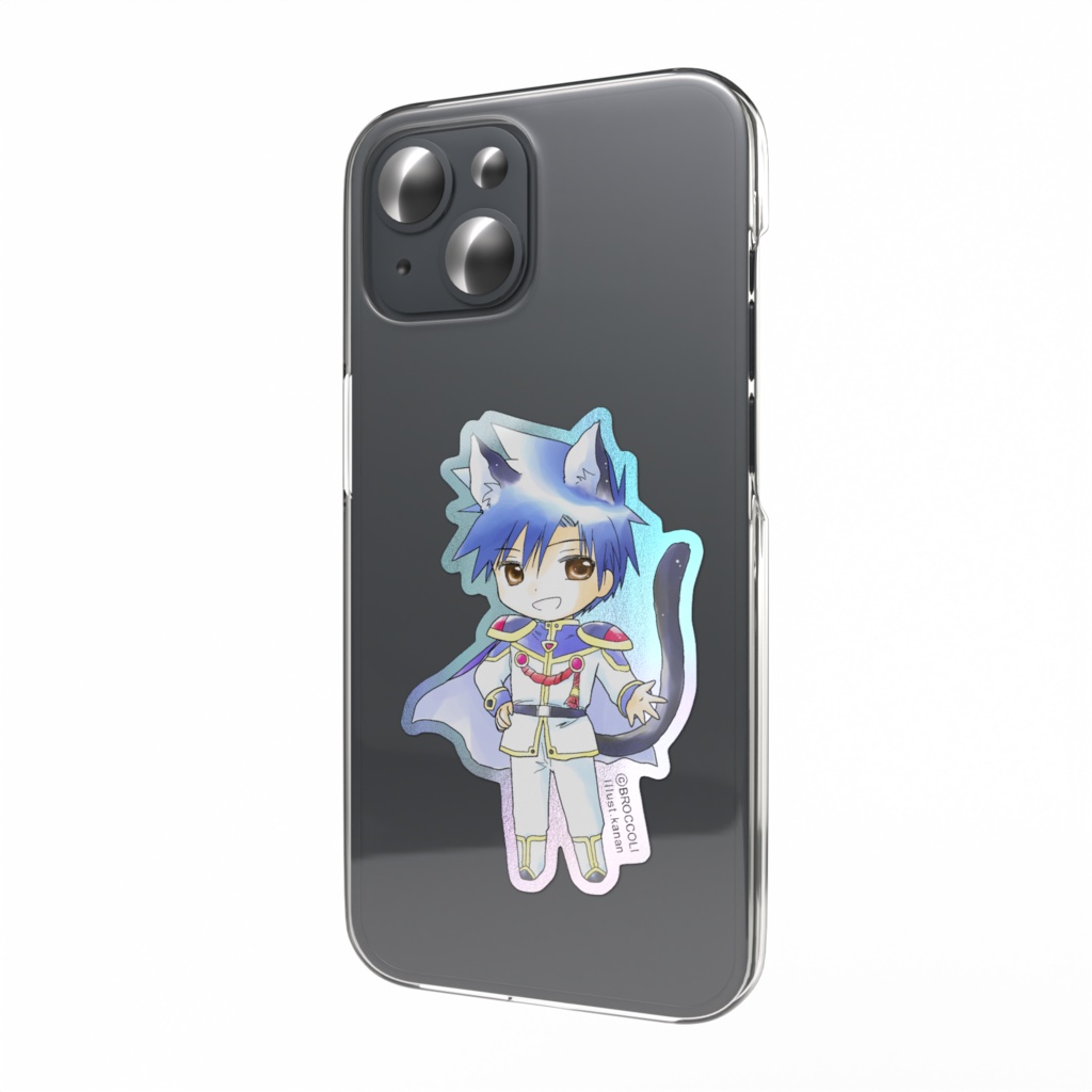 猫耳タクト オーロラスマホステッカー