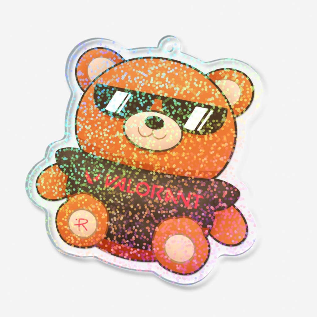 valorant 戦略ベア 友達の証キーホルダー
