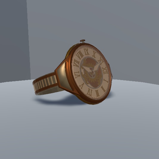 Steampunk Clock (スチームパンク時計)