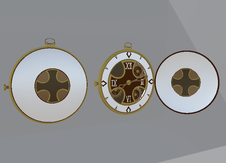 Steampunk Pocket watch (スチームパンク懐中時計)